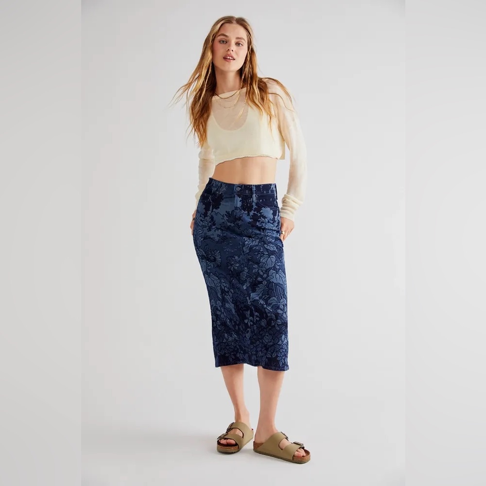 Mother Denim Swooner Pencil Skirt
